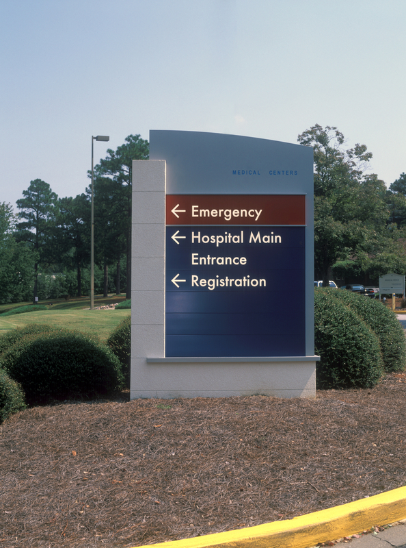 hospital sign